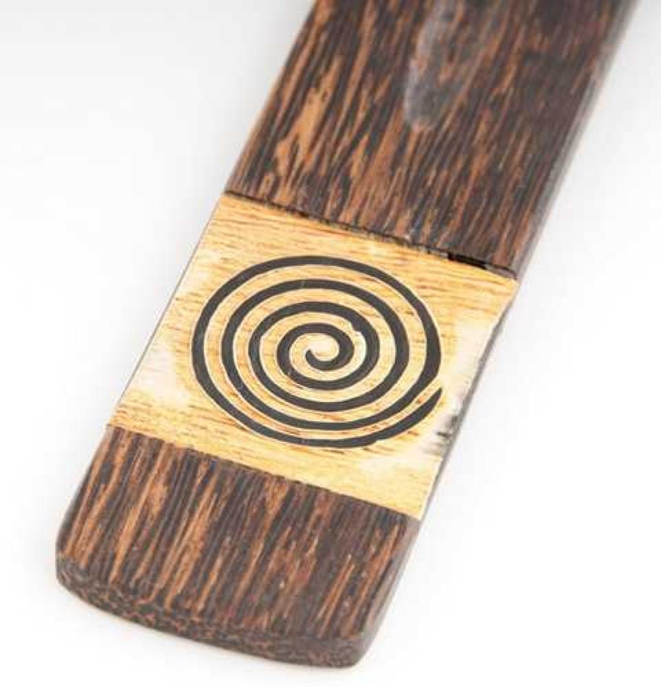 Spirale - Halter aus Palm Holz-2